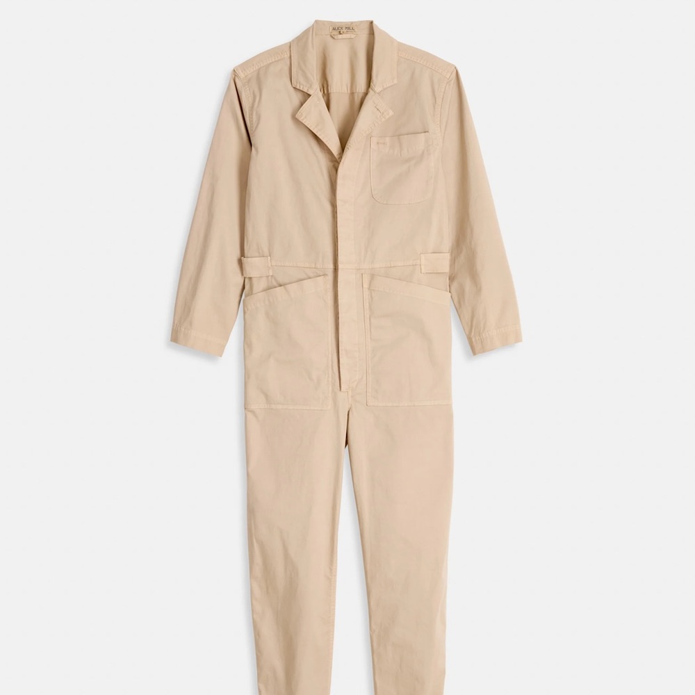 BNWT Botanical Dyed Standard Jumpsuit / Warm Sand